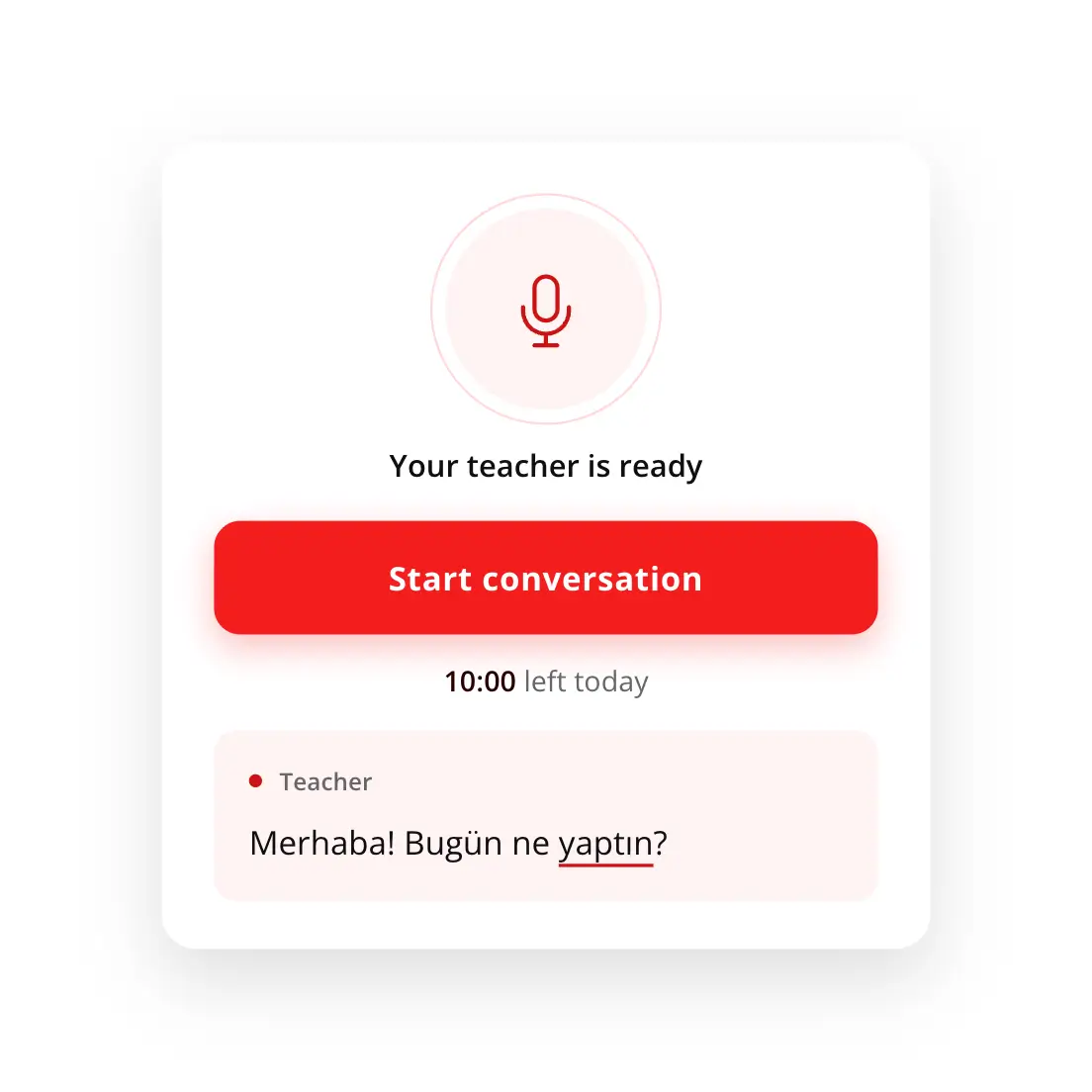 Speak Turkish With Your Personal AI Teacher