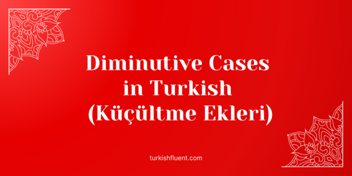 diminutive cases turkish